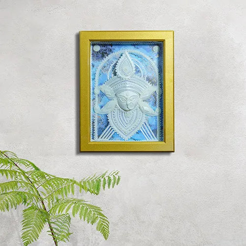 Mystic Blue Durga Elegance