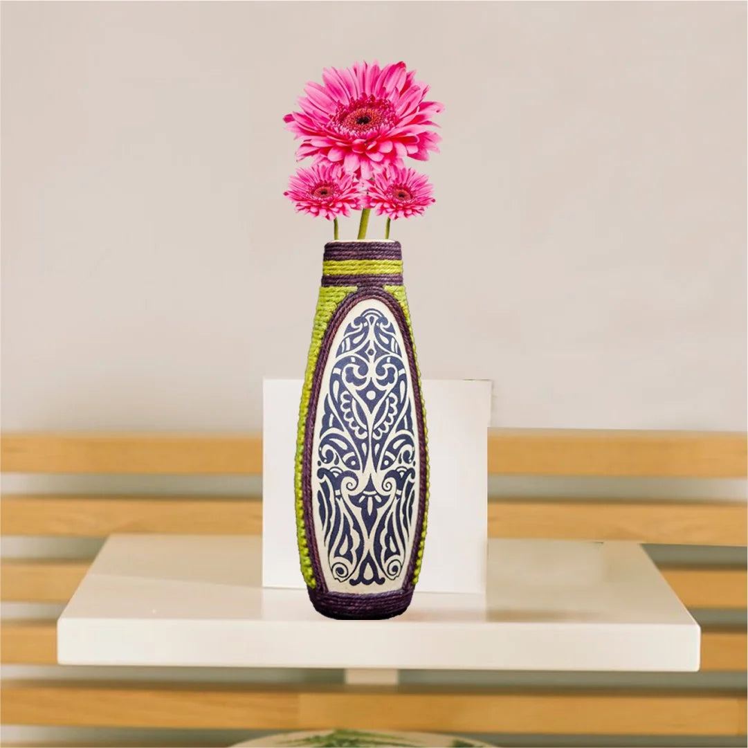 Green Flora Flower Vase