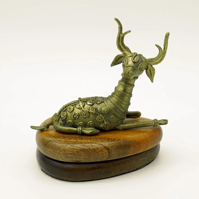 Chaukas Hiran - A Dokra Splendour