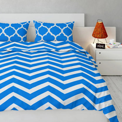 Opulent Blue Bed Cover