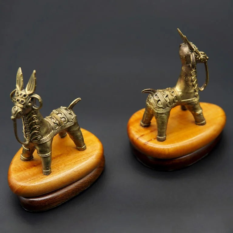 Twin Stallions- A Dokra Heritage