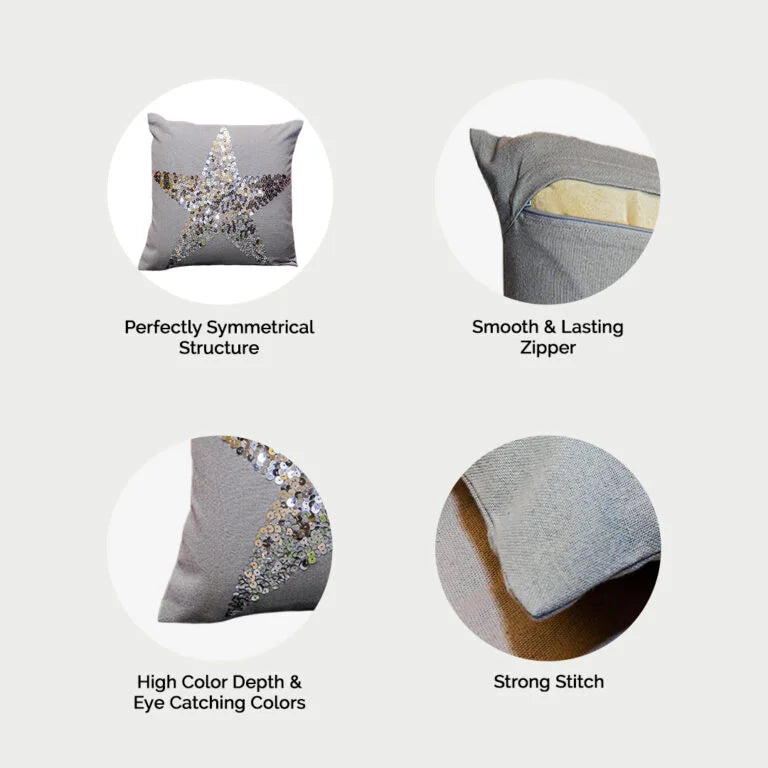 Starry Delight Cushion Cover