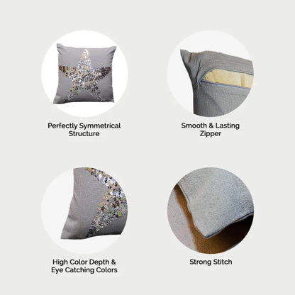 Starry Delight Cushion Cover