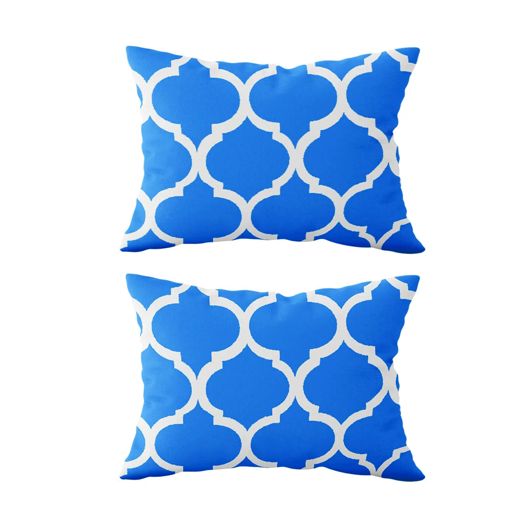 Opulent Blue Bed Cover