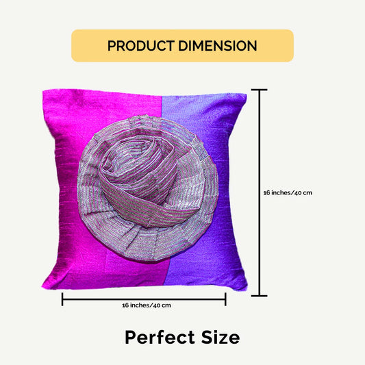Of Violets and Pinks Cushion Cover