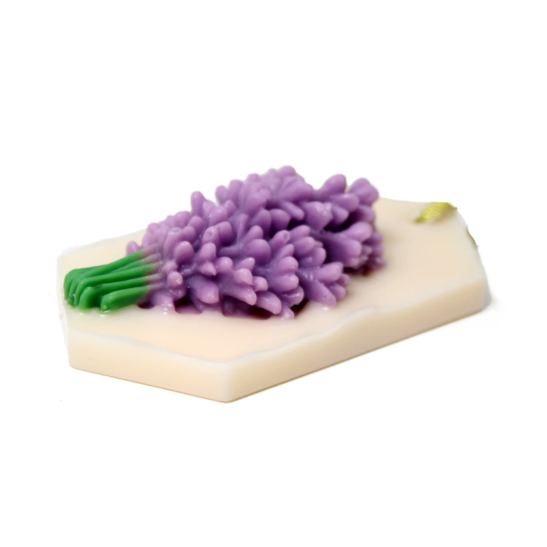 artkart Elegant Earthen Beauty Candles Botanical Lavender Scented Wax Tablet Hanger