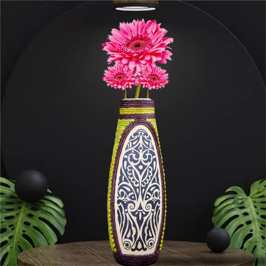 Green Flora Flower Vase