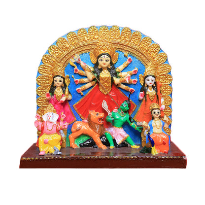 Maa Durga Mahishasura Mardini – Navdurga Idol with Family