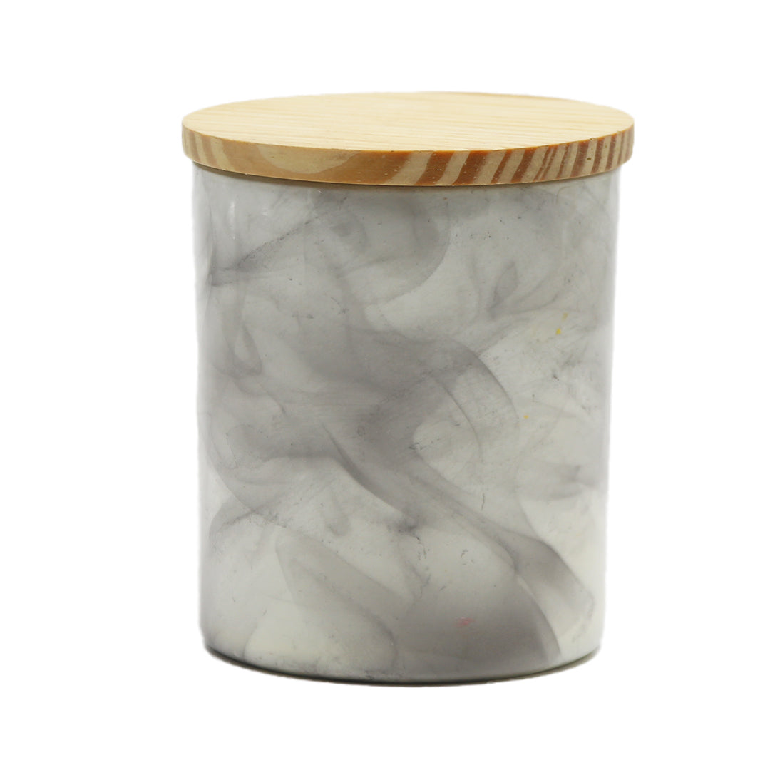 artkart Elegant Earthen Beauty Marbled Serenity Scented Candles
