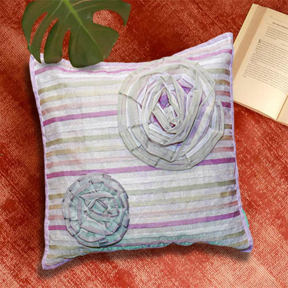 Twinned Roses Cushion Cover